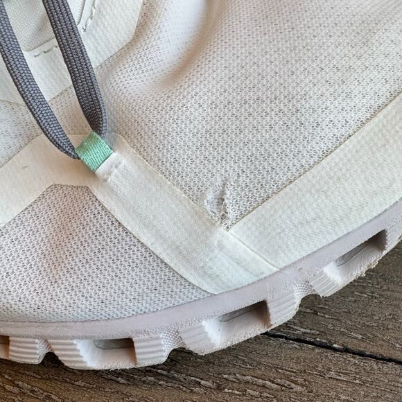 On Cloud Men's Size 13 EU 48 X 3 AD Undyed White Niagara Blue Running Training - Picture 3 of 16